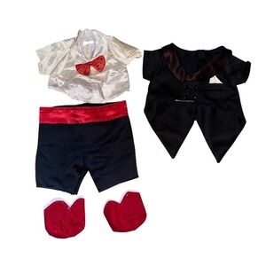 Teddy Ruxpin Tuxedo Outfit Jacket Shorts Shirt Bow Tie Shoes 4pc world of wonder